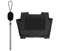 LZAQHMT Funda para Batería Y Contrapeso De Casco Táctico Cordón para Gafas Visión Nocturna, Sujeción Elástica, Cierre Hook＆Loop para Accesorios Airsoft con Visión Nocturna(BK)