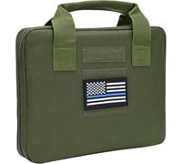 LZAQHMT Funda Táctica Blanda con Presillas Elásticas - Bolsa De Mano Acolchada Doble para Mayor Seguridad En El Campo De Tiro - Bolsa De Transporte para Tiro Y Caza(OD)