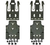 LZAQHMT Kit De 2 Piezas para Funda De Bloqueo Rápido QLS - Juego De Adaptadores De Conexión Rápida para Cinturón/Plataforma Pierna, Accesorios para Montaje De Funda Táctica(RG)