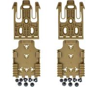 LZAQHMT Kit De 2 Piezas para Funda De Bloqueo Rápido QLS - Juego De Adaptadores De Conexión Rápida para Cinturón/Plataforma Pierna, Accesorios para Montaje De Funda Táctica(CB)
