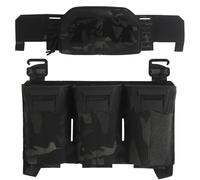 LZAQHMT Placa Frontal Táctica con Portacargador Triple Multicalibre Bolsa Administrativa Compacta De Segunda Capa para Chaleco Portaplacas, Equipo De CS, Caza Y Paintball(BCP)