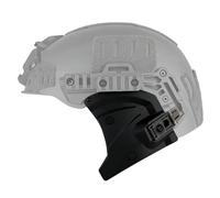 LZAQHMT Protectores Laterales para Casco Táctico Airsoft - Orejeras Universales con Montaje En Riel para Cascos Tácticos Wendy para Paintball Y Juegos Guerra(BK)