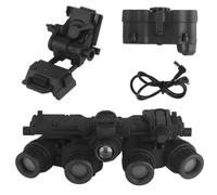LZAQHMT Réplica De Visor Nocturno Táctico GPNVG18 con Soporte Ajustable para Casco para Accesorios De Airsoft Y Cosplay, No Funcional(Black)