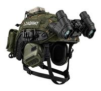 LZAQHMT Set táctico 7 en 1 para Casco Airsoft con Funda y Auriculares