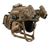 LZAQHMT Set táctico 7 en 1 para Casco Airsoft con Funda y Auriculares
