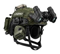 LZAQHMT Set táctico 7 en 1 para Casco Airsoft con Funda y Auriculares