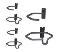 LZAQHMT Soporte Pared Armas - Paralelo Pared Soporte Metálico Rifle/Escopeta Almacenamiento Interior Ajustable con Acolchado Suave Exhibidor Armas para Armario