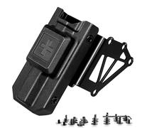 LZAQHMT Soporte Torniquete For Placa Horquilla Sistema Bloqueo Rápido QLS Compatible con Adaptador Funda Fundas Estándar 3 Orificios For Agentes Policiales Tácticos