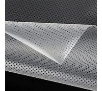 LZCSXON Tela de lona soluble en agua, tela Aida de 14 unidades, lienzo soluble en agua, desaparecer en el agua, accesorios de costura bordados hechos a mano, 100 x 22 cm, blanco