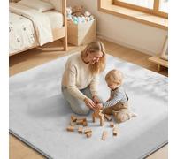 LZDMY Alfombra Bebe Gruesa, 150 * 200cm Alfombras Juegos Bebes de Franela