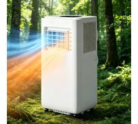 LZDOYY Aires acondicionados portátiles, Unidad de Aire Acondicionado de bajo Consumo con Control Remoto, Temporizador de 24 Horas y Funcionamiento silencioso para dormitorios, oficinas 2P-Cold+Hot