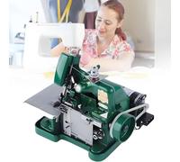 LZDOYY Máquina Overlock, Máquina de Coser, Máquina Remalladora Industrial 3000 Puntadas por Minuto, con Marco Metálico