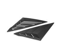 LzDQF 2 Piezas Rejillas Ventana Lateral Trasera Coche para Civic 11th Gen Sedan 2022,Persianas De Ventilación De Aire Decoración Exterior.,C-Carbon Fiber