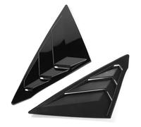 LzDQF 2 Piezas Rejillas Ventana Lateral Trasera Coche para Civic 11th Gen Sedan 2022,Persianas De Ventilación De Aire Decoración Exterior.,B-Glossy Black