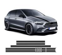 LzDQF Auto Pegatinas de Calcomanías Body Lateral,para Mercedes Benz Classe B W246 W247 B180 Pegatina de Falda Lateral para Puerta de Coche,calcomanías de decoración para el Cuerpo del Coche.