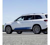 LzDQF Auto Pegatinas de Calcomanías Body Lateral,para Mercedes Benz GLS Class 2020 X167 X166 X164 Pegatina de Falda Lateral para Puerta de Coche,calcomanías de decoración para el Cuerpo del Coche.
