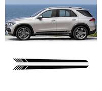 LzDQF para Mercedes Benz GLE GLK ML Class AMG W164 W166 GLE350 GLE400 GLK350 Pegatina de Falda Lateral para Puerta de Coche,calcomanías de decoración para el Cuerpo del Coche.,Red