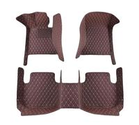 LZGQAZ Alfombrillas Coche para Porsche Cayenne 2010-2015 2016 2017, Cobertura Completa Antideslizante Impermeable Cuero Alfombra Accesorios Interiores,Coffee