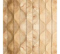 LZH-LP Papel Pintado Autoadhesivo Con Vetas Madera, 44x300CM Costuras Geométricas, Papel Contacto Despegable Pegable, Madera Clara Lámina Decorativa Extraíble Para Muebles Armario