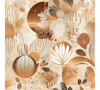 LZH-LP Papel pintado autoadhesivo floral abstracto tejido floral papel de contacto despegable y adhesivo, 44 x 300 cm, película decorativa extraíble floral ligera