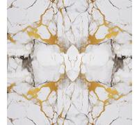 LZH-LP Papel Pintado Autoadhesivo Piedra Con Diseño Mármol Dorado Claro, 44x600CM Papel Contacto Despegable Pegable, Película Decorativa Extraíble Mármol Claro