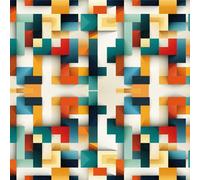 LZH-LP Papel Tapiz Autoadhesivo, 44x300CM Mosaico de Colores Despegable y Pegable sin Costuras Vinilo Removible para Decoración de Salas de Estar Dormitorios