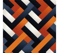 LZH-LP Papel Tapiz Autoadhesivo Empalme Bloques Madera Multicolor, 44x300CM Papel Contacto Abstracto Simple Geométricas Abstractas Película Decorativa Extraíble