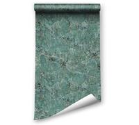 LZH-LP Papel tapiz de mármol brillante, 40x1200CM papel de contacto de mármol de granito para la renovación de muebles, gabinetes y encimeras, rollo de vinilo autoadhesivo grueso y extraíble