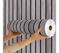 LZH-LP Pegatinas de Pared Autoadhesivas de Madera, 40X300CM Fondo de Veta de Madera, Rollo de Pegatinas Autoadhesivas PVC IXPE Paneles de Pared con Reducción de Ruido