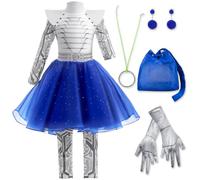LZH Zombies Disfraces extraterrestres Vestido para niñas Niños Cosplay Disfraz de animadora Addison Princesa Disfraces de Halloween