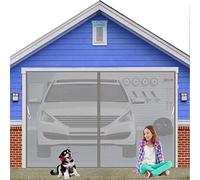 LZHBD Cortina Mosquitera Magnética para Puertas Ventanas, 240x215cm Tamaño Personalizable Cortina Mosquitera para Puertas Que Evita el Paso de Insectos, Gris, Versión Mejorada