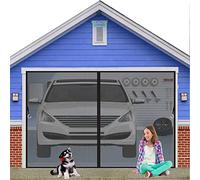 LZHBD Puerta mosquitera, 115x260cm Anti Insectos Moscas y Mosquitos, Cierre Automático de Arriba a Abajo, Negro, Versión Mejorada