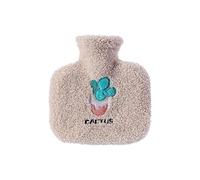 LZHLMCL Botella Agua Caliente Terapia Fría Caliente Planta Cuadrada Cubierta De Franela Botella De Agua Caliente Llena De Agua Botella De Agua Caliente Para Niñas Vientre Cálido Para Mantener El Bols
