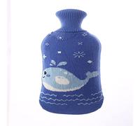 LZHLM otella De Agua Caliente Con Inyección De Aguabotella De Agua Caliente De Goma Llena De Agua Bolsa De Agua Caliente Cubierta Del Calentador De Manos Con Ballena De Tela De Punto