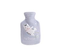 LZHLM otella De Agua Caliente Gato Franela Llenado De Agua Botella De Agua Caliente Llenado De Agua Calentador De Manos Niña Vientre Cálido Planeta Azul