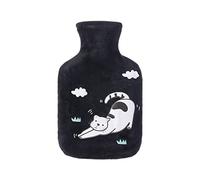 LZHLMCL Botellas De Agua Caliente Antifugas Inyección De Agua De Invierno Cubierta De Franela Botella De Agua Caliente Niña Calentador De Manos Palacio Cálido Estómago Caliente Tipo De Inyección De A