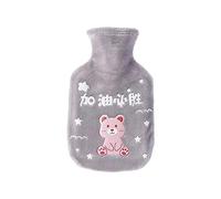 LZHLMCL Botellas De Agua Caliente Inyección De Agua De Invierno Cubierta De Franela Botella De Agua Caliente Calentador De Manos Para Niña Palacio Cálido Estómago Cálido Tipo De Inyección De Agua Bol