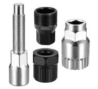 lzijun Kit de Herramientas para Pedalier de Bicicleta y Extractor de Biela, Conjunto de 3 Herramientas con Llave de 16 mm, Herramienta de Llave Interna para Eliminación de Biela de Bicicleta