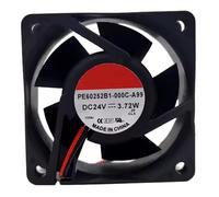 LZIKKGKI PE60252B1-000C-A99 Ventilador de 60 mm x 60 mm x 25 mm CC 24 V 3,72 W