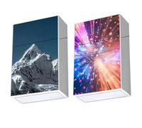 LZJDHKJ Pitilleras para Cigarrillos Mujer Hombre Pitillera Largos para 20 Cigarrillos 100mmK,One Size