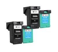 LZJJJKKPA Alizeo 350XL 351XL Cartucho de Tinta de Repuesto for 350 351 hp350 D4200 C4480 C4580 C4380 C4400 C4580 C5280 C5200 C5240 Impresora(4 PCS)