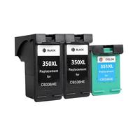 LZJJJKKPA Alizeo 350XL 351XL Cartucho de Tinta de Repuesto for 350 351 hp350 D4200 C4480 C4580 C4380 C4400 C4580 C5280 C5200 C5240 Impresora(3 PCS)