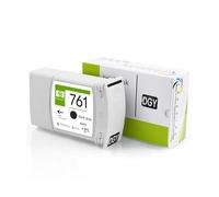 LZJJJKKPA Cartucho de Tinta 761 con Tinta de Pigmento y Tinte HP761 for Impresora Designjet T7100 T7200 MBK-775ML C/M/Y/GY/DGY-400ML(Dark Gray)