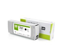 LZJJJKKPA Cartucho de Tinta 761 con Tinta de Pigmento y Tinte HP761 for Impresora Designjet T7100 T7200 MBK-775ML C/M/Y/GY/DGY-400ML(Matte Black)