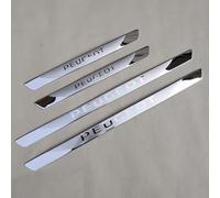 LZJPL 4Pcs Coche Protectores umbral Acero Inoxidable, para Peugeot 508L Desgaste Antiarañazos Protector Embellecedores