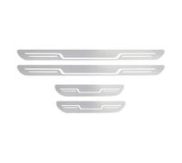 LZJPL 4Pcs Coche Protectores umbral Acero Inoxidable, para VW Touran 2016-2020 Desgaste Antiarañazos Protector Embellecedores,B Silver