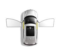 LZJPL Parasol Coche Lateral, para Toyota Avensis Combi T27 T25 T22 Station Wagon Estate 1998-2018 anteriori Posteriori Privacidad Anti-UV, B Main + Auxiliary