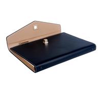 LZlightactor Lockable Diary for Women and Men- A5 PU Leather Vintage Refillable Journal with Lock,Locks Notebook Planner Organizer-176 Pages (Black, 7 * 9")
