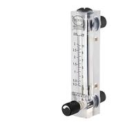 LZM-15ZT Medidor de flujo de flotador de panel hembra de 1/4 "Rotámetro de medidor de flujo de aire líquido de gas con válvula de control(0.1-1Nm3 PH Gas)