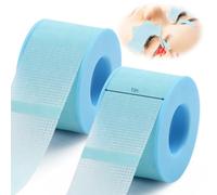 LZM 2 rollos de cinta para extensiones de pestañas, 1 x 4 yd, de silicona, para extensiones de pestañas